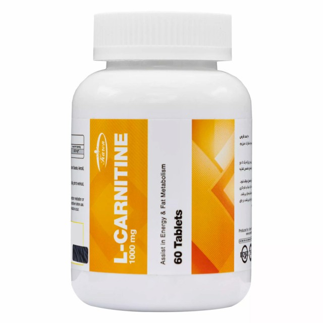 قرص ال کارنیتین 1000 میلی گرم کارن 60 عددی