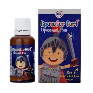 قطره خوراکی آهن لیپوزوفر فورت بی اس کی 30 میلی لیتر