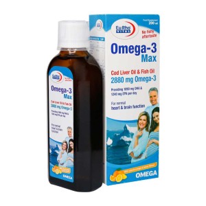 شربت امگا 3 مکس یوروویتال 200 میلی لیتر