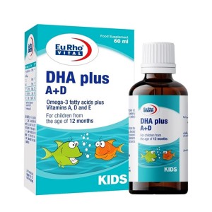 قطره دی اچ ای پلاس آ د یوروویتال 60 میلی لیتر