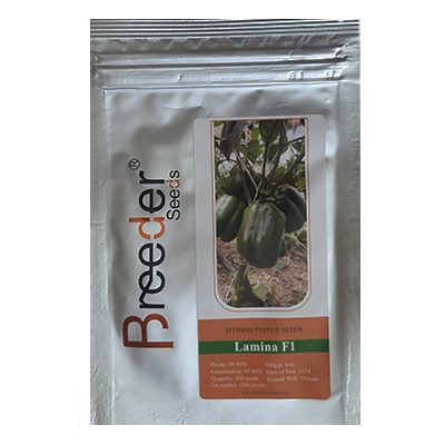 بذر فلفل دلمه سبز هیبرید لامینا بریدر سیدز