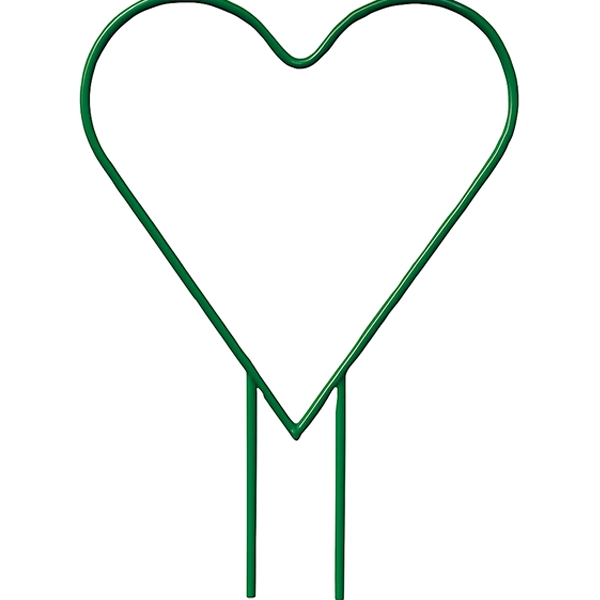 قیم فلزی نگهدارنده گیاه مدل قلبی