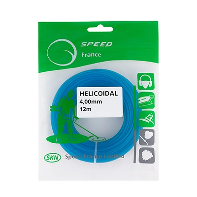 نخ علفتراش مارپیچ آبی 4 میل 12 متری اسپید فرنس