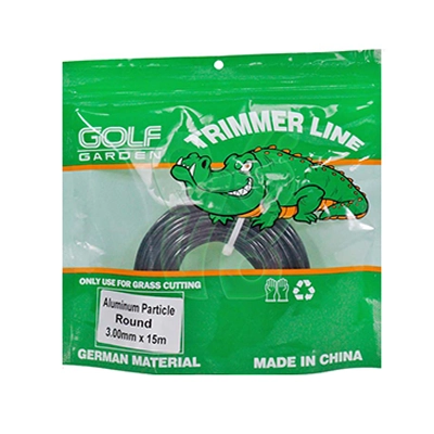 نخ علفتراش گرد سبز 3 میل 15 متری گلف گاردن