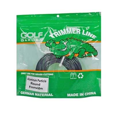 نخ علف تراش گرد سبز 4 میل 15 متری گلف گاردن