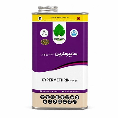 حشره کش سایپرمترین 40 درصد 1 لیتری پرتونار