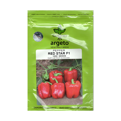 بذر فلفل دلمه هیبرید قرمز آرگتو