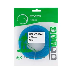 نخ علفتراش مارپیچ آبی 4 میل 12 متری اسپید فرنس