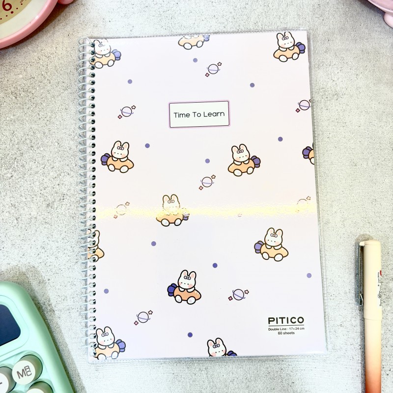 دفتر 60 برگ مجلد 2خط