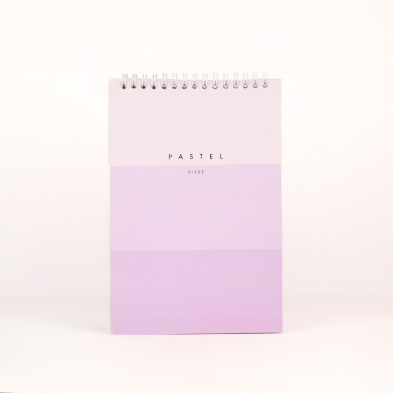 دفتر ۶۰ برگ پاستلی فنر از بالا