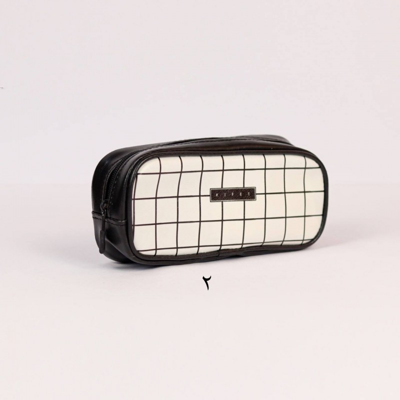 جامدادی دو زیپ طرح جئومتریک