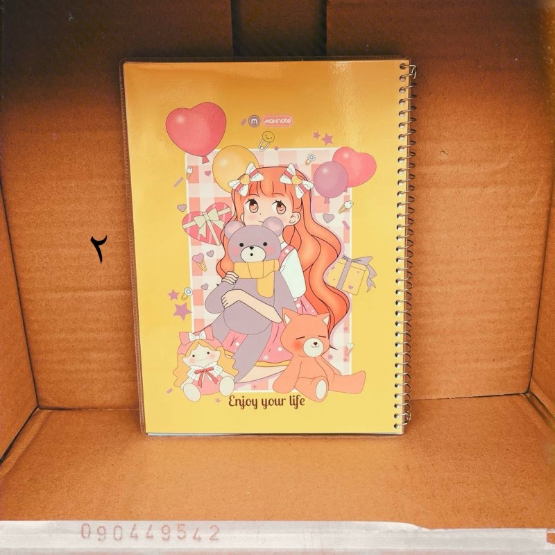 دفتر ۱۰۰برگ مجلد انیمه