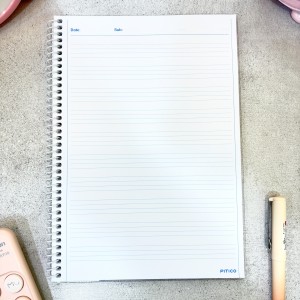 دفتر مجلد 60 برگ 4خط استیکردار