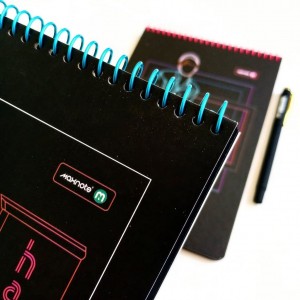 دفتر کاغذ مشکی