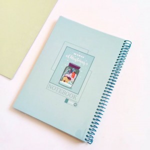 دفتر ۱۰۰ برگ سیمی طلقی life notebook