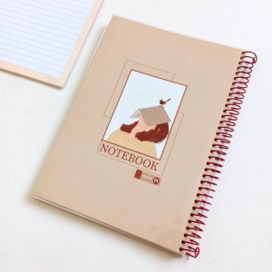دفتر ۱۰۰ برگ سیمی طلقی life notebook