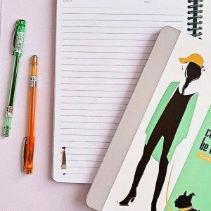 دفتر ۱۰۰ برگ سیمی جلدسخت فشن