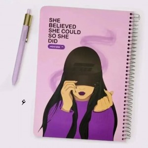 دفتر ۱۰۰برگ سیمی جلد سخت تینیجر