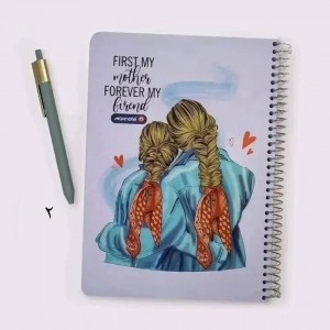 دفتر ۱۰۰برگ سیمی جلد سخت تینیجر