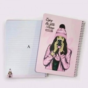 دفتر ۱۰۰برگ سیمی جلد سخت تینیجر