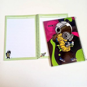 دفتر ۶۰برگ سیمی مجلد فضانورد