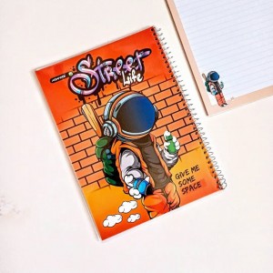 دفتر ۶۰برگ سیمی مجلد فضانورد