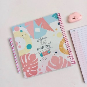 دفتر ۶۰ برگ سیمی مجلد مربعی شکل