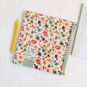 دفتر ۶۰ برگ سیمی مجلد مربعی شکل