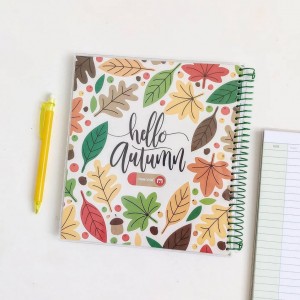 دفتر ۶۰ برگ سیمی مجلد مربعی شکل