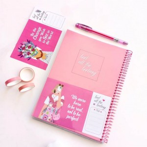 دفتر ۸۰برگ سیمی مجلد جیب‌دار تینیجر