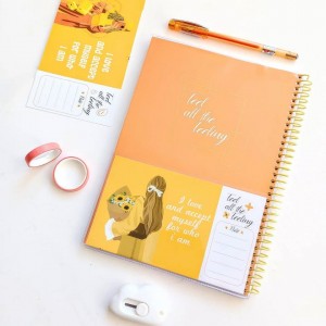 دفتر ۸۰برگ سیمی مجلد جیب‌دار تینیجر