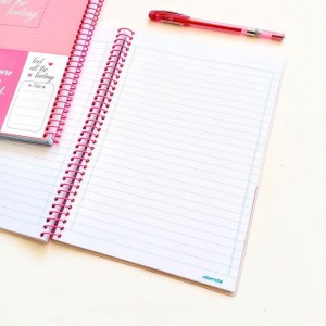 دفتر ۸۰برگ سیمی مجلد جیب‌دار تینیجر