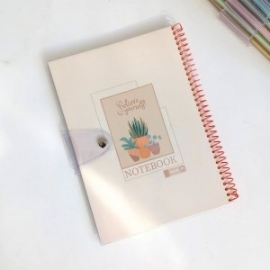 دفتر ۸۰برگ سیمی مجلد دکمه دار