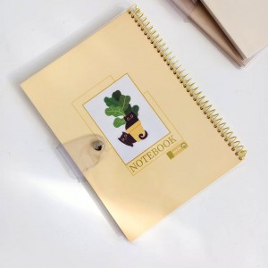 دفتر ۸۰برگ سیمی مجلد دکمه دار