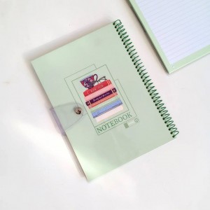 دفتر ۸۰برگ سیمی مجلد دکمه دار