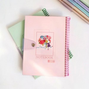 دفتر ۸۰برگ سیمی مجلد دکمه دار