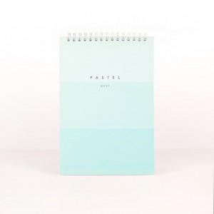 دفتر ۶۰ برگ پاستلی فنر از بالا