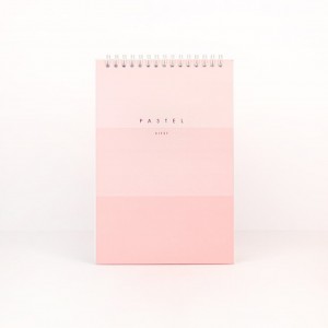 دفتر ۶۰ برگ پاستلی فنر از بالا