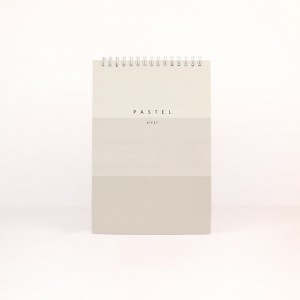دفتر ۶۰ برگ پاستلی فنر از بالا