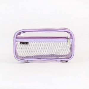 جامدادی طلقی دو زیپ پاستلی