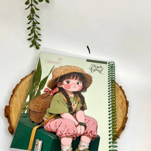 دفتر ۸۰ برگ سیمی مجلد کارتونی آلپ