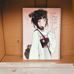 دفتر ۱۰۰برگ مجلد انیمه