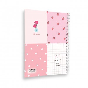 دفتر ۸۰ برگ سیمی مجلد