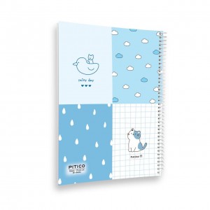 دفتر ۸۰ برگ سیمی مجلد