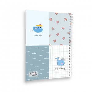 دفتر ۸۰ برگ سیمی مجلد