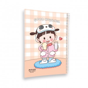 دفتر ۸۰ برگ سیمی جلد مقوایی