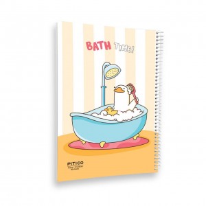 دفتر ۸۰ برگ سیمی جلد مقوایی