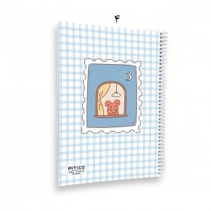 دفتر ۸۰ برگ سیمی جلد مقوایی