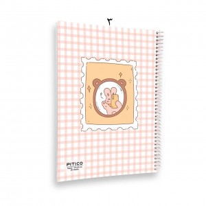 دفتر ۸۰ برگ سیمی جلد مقوایی