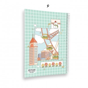 دفتر ۸۰ برگ سیمی جلد مقوایی